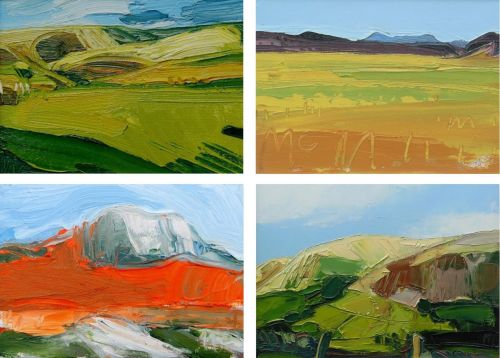 4 fine art postcard BUNDLE #3