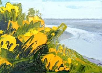 Gorse and Low Tide - PRINT