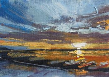 NEW - Sunset over the Bay II