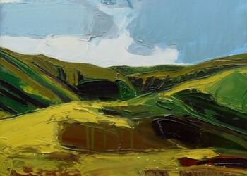 Wandering Sheep over Will Fells - PRINT