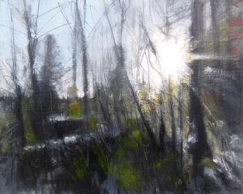 Winter Sun through Trees III - PRINT