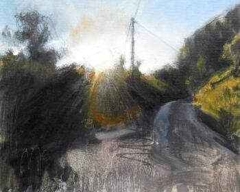 Summer Evening Sun and Road - PRINT