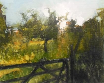 Summer Evening Light through the Orchard - PRINT