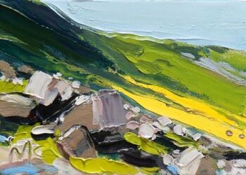Rocks and Shade at Hartsop Dodd - PRINT