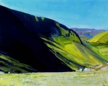 Hillside and Shadows at Hartsop Dodd II - PRINT