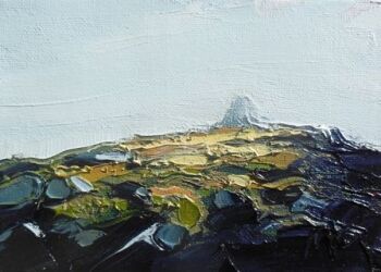 Morning Light and Mist to the Cairn I - PRINT
