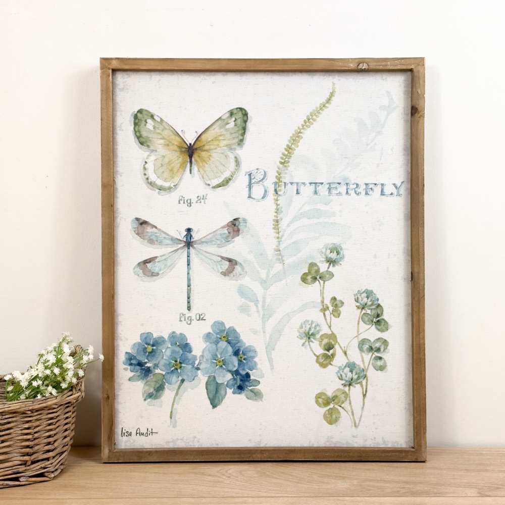 Butterfly - Wooden Framed Canvas