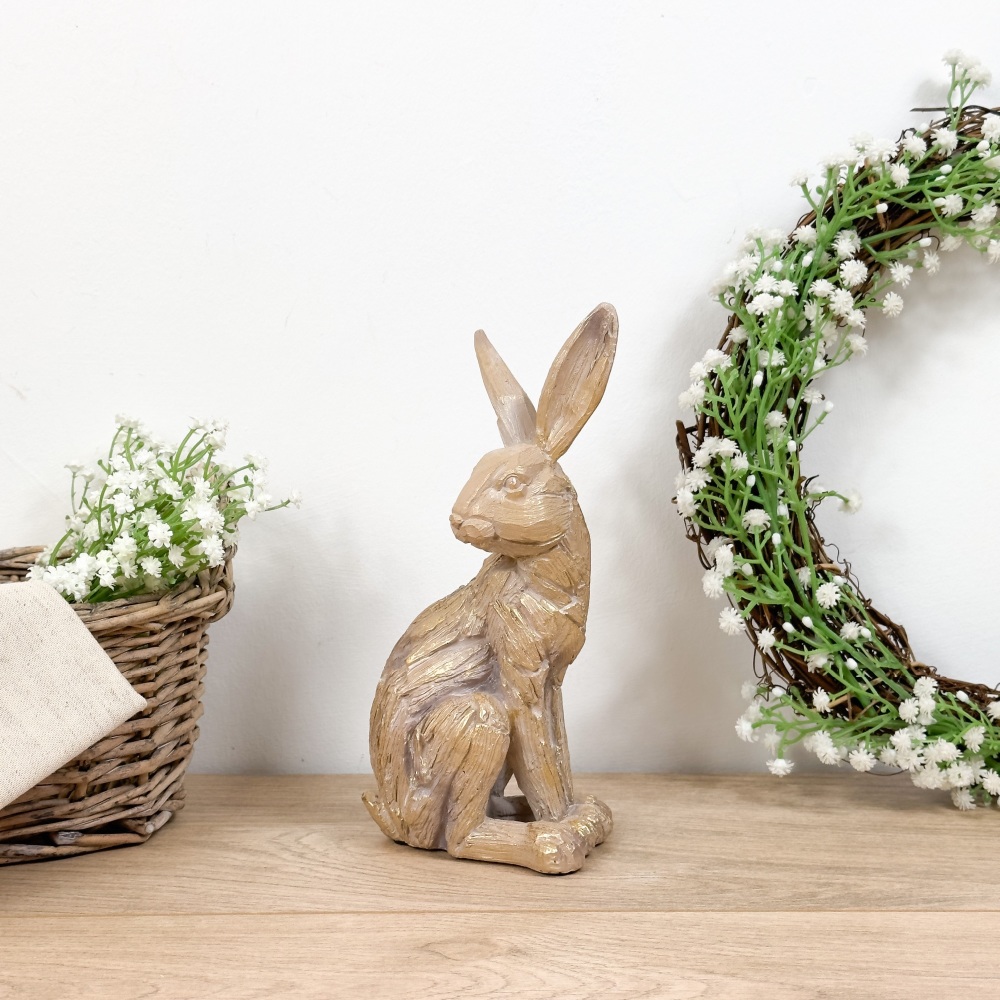 Sitting - Driftwood Effect hare
