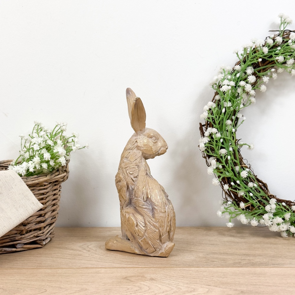 Sitting - Driftwood Effect hare