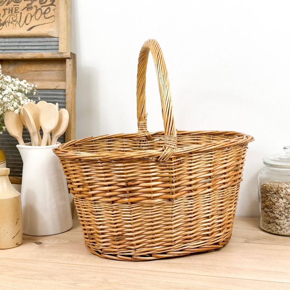 Large Shopper - Wicker Basket