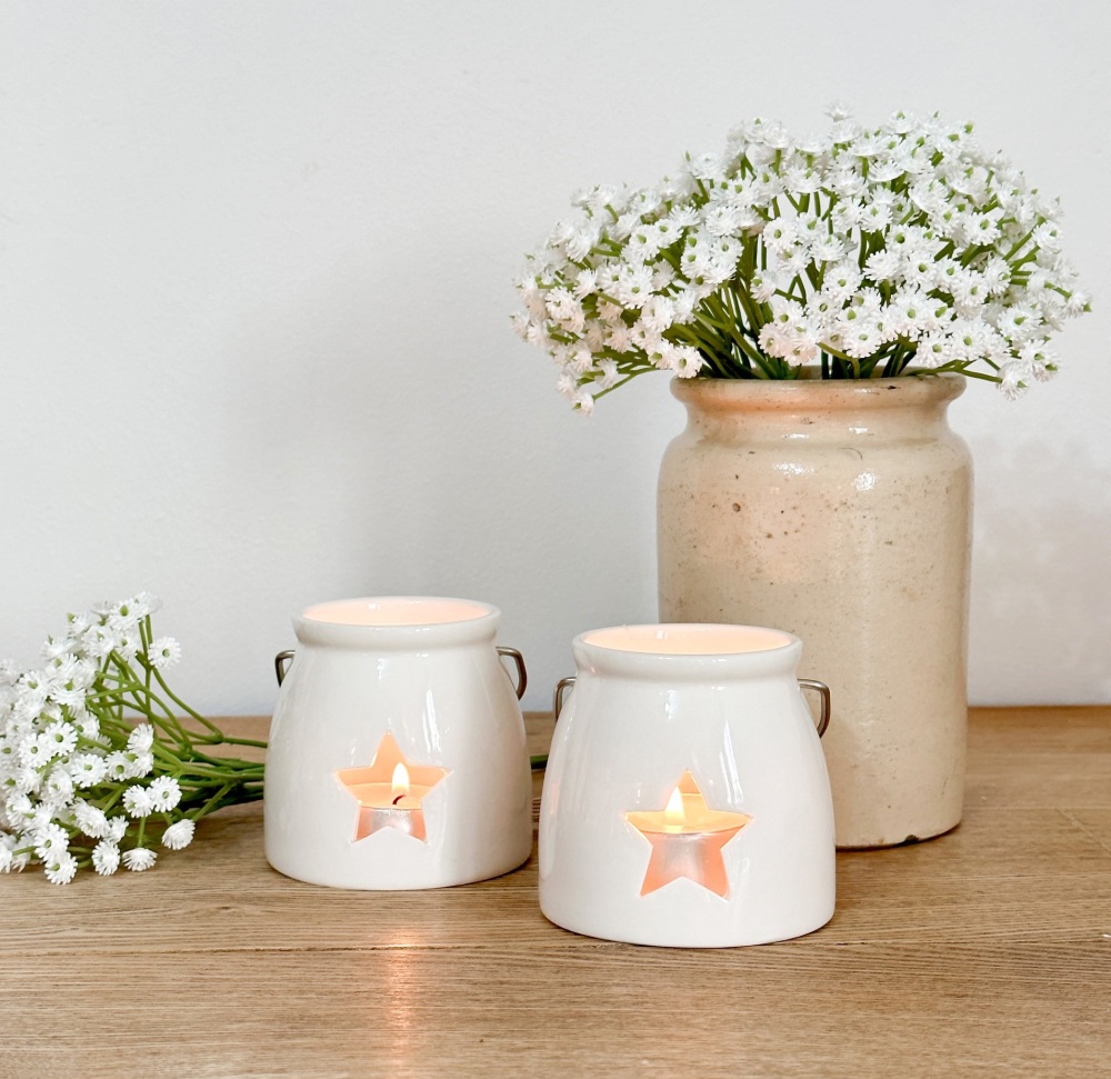 Ceramic Star - Tea Light Holder