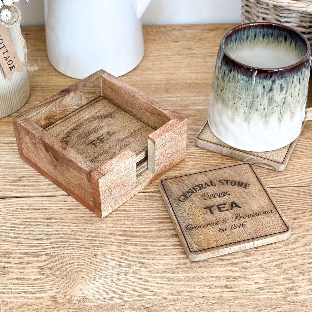 General Store - Wooden Coasters