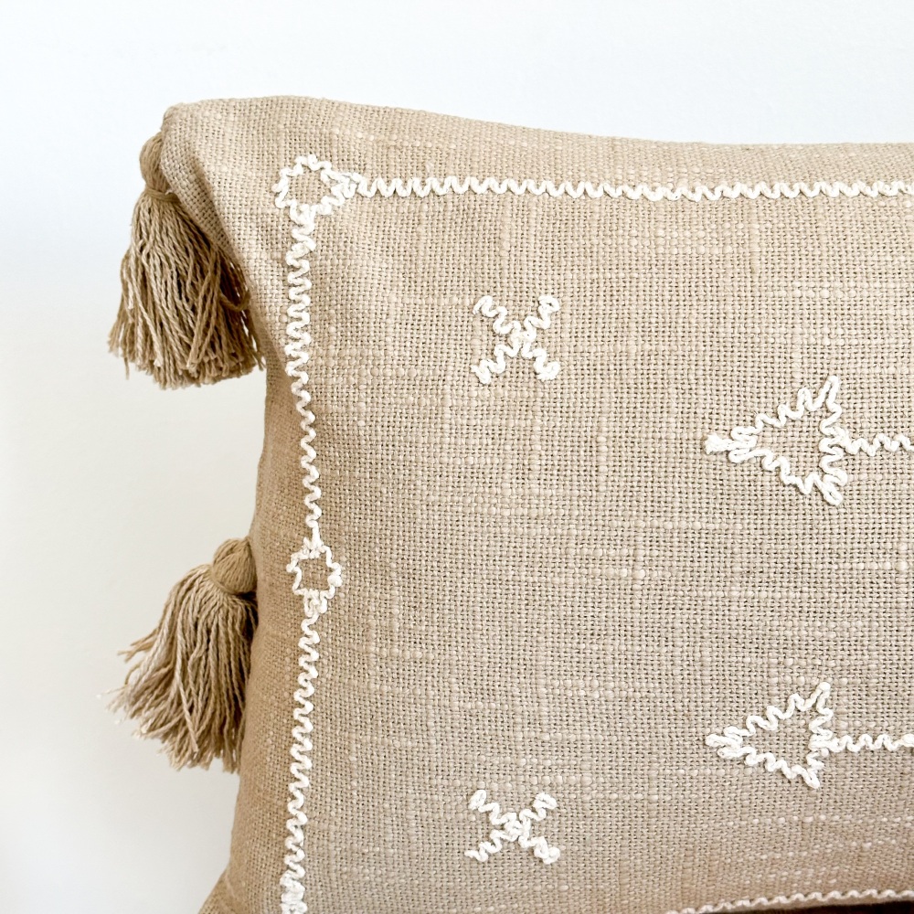 Spice - Taupe - Rectangle Cushion