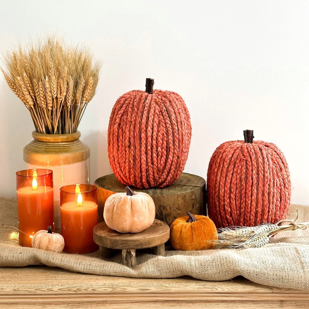 Burnt Orange - Straw Pumpkin