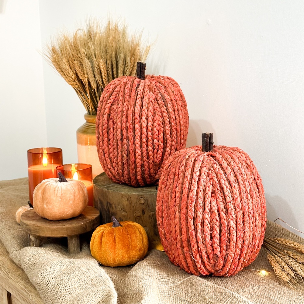 Burnt Orange - Straw Pumpkin