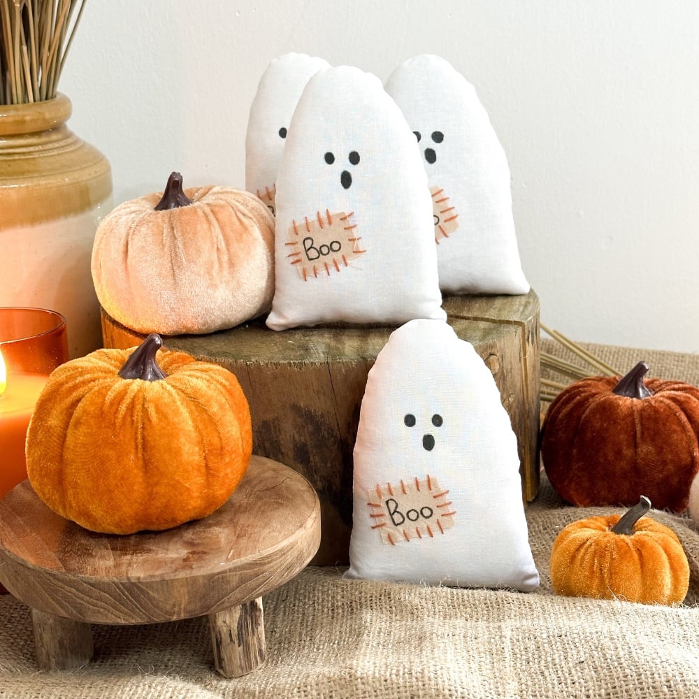Handmade Ghosts - Halloween Decoration