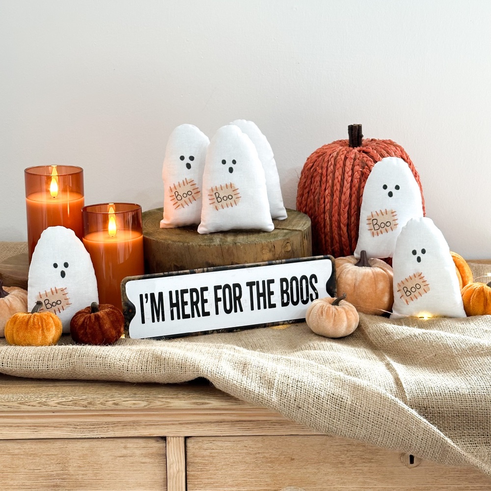 Handmade Ghosts - Halloween Decoration
