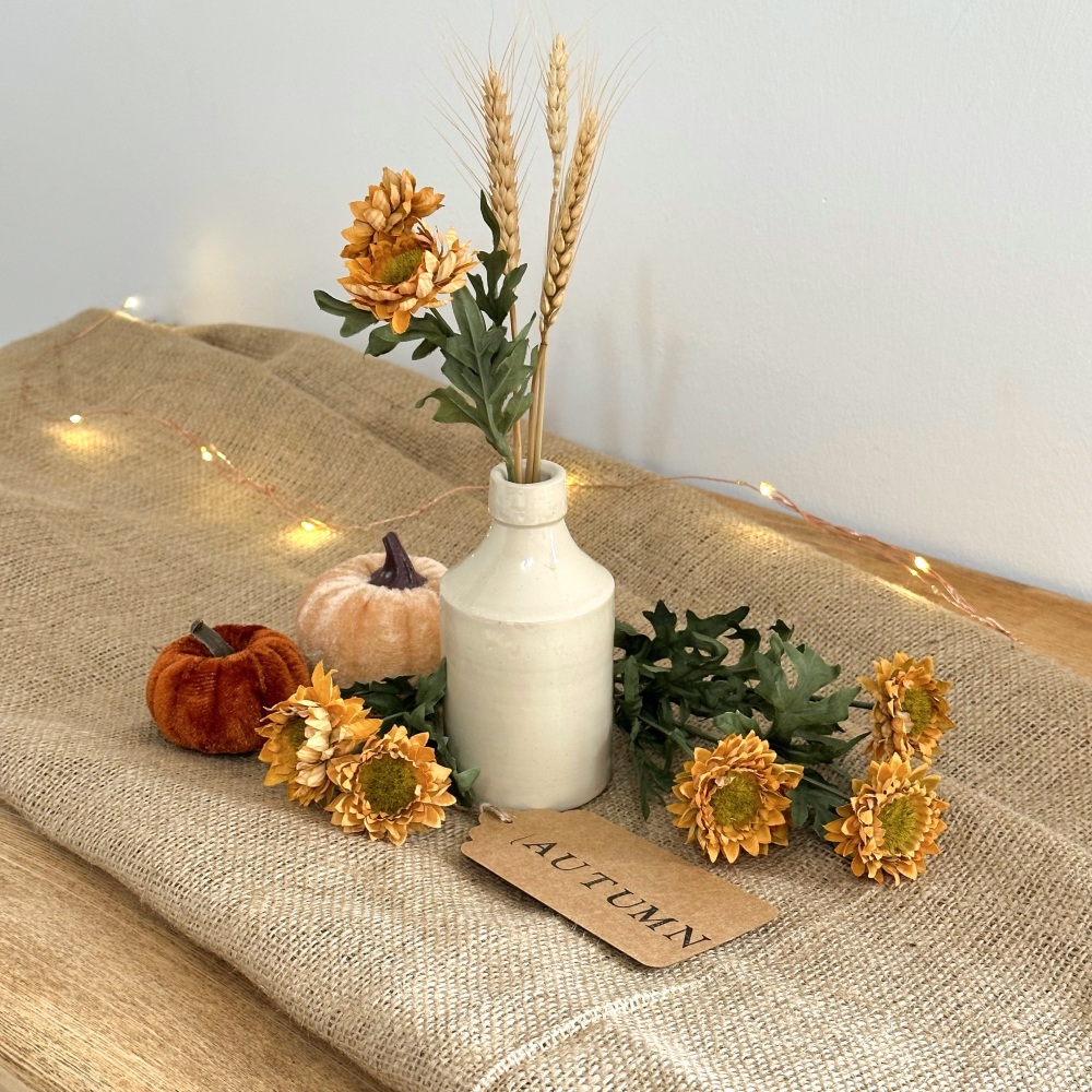 Primitive Strawflowers - Faux Flower Picks