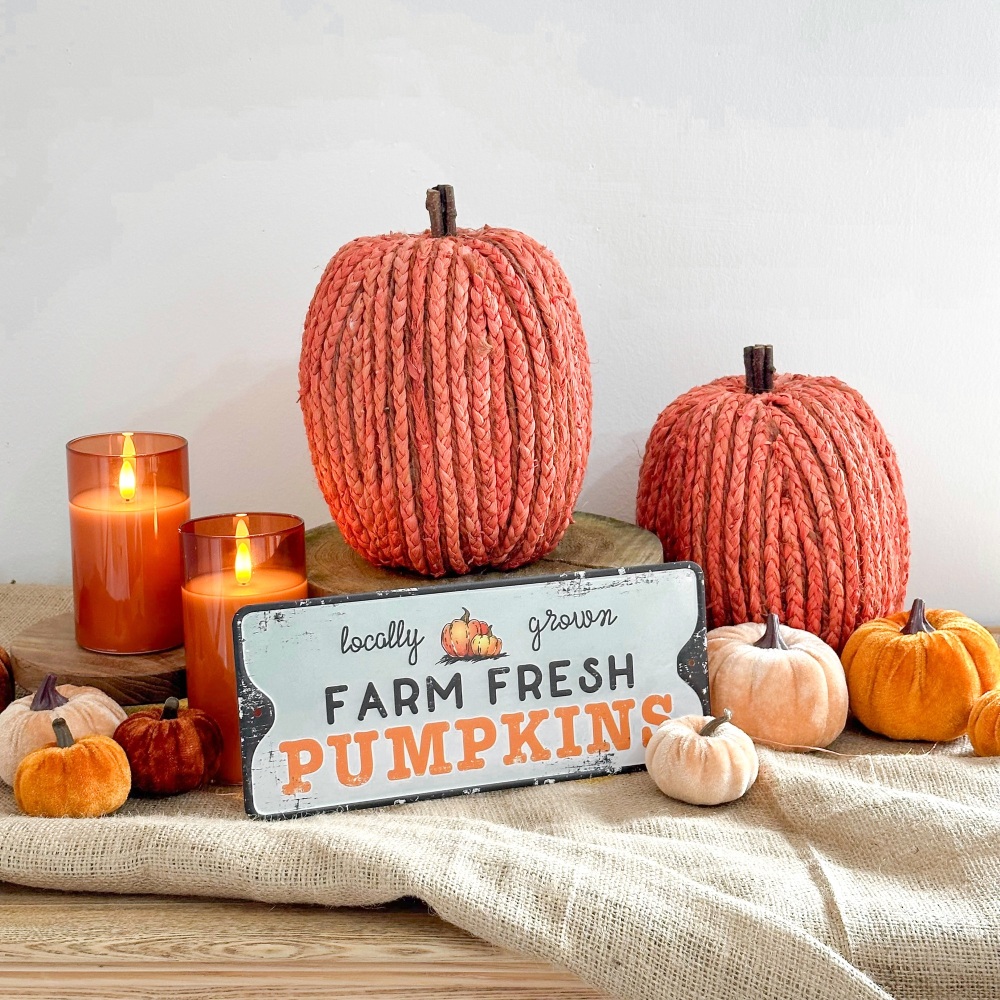 Farm Fresh Pumpkins - Autumnal Sign