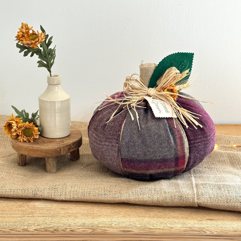 Scottish Purple Heather - Luxury Wool Pumpkin