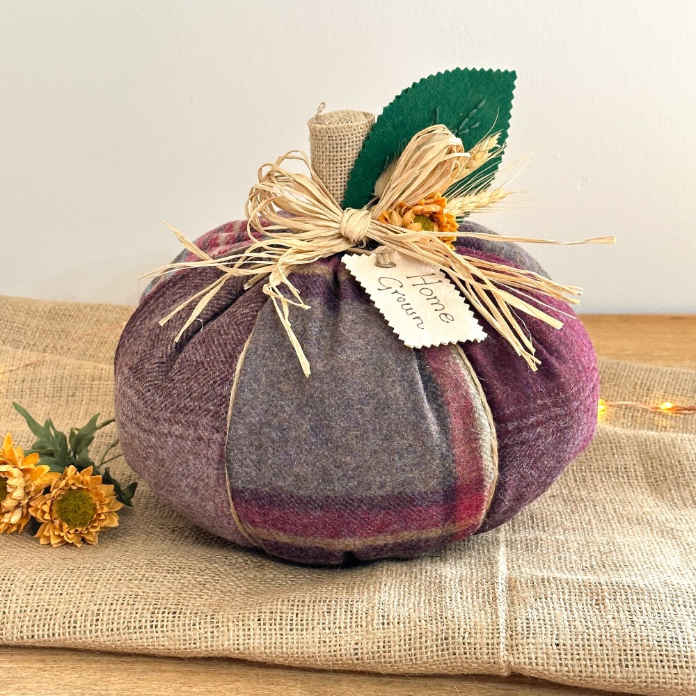 Scottish Purple Heather - Luxury Wool Pumpkin