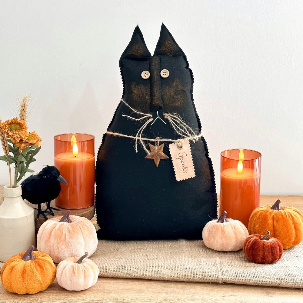 Spooks - Handmade Primitive Cat