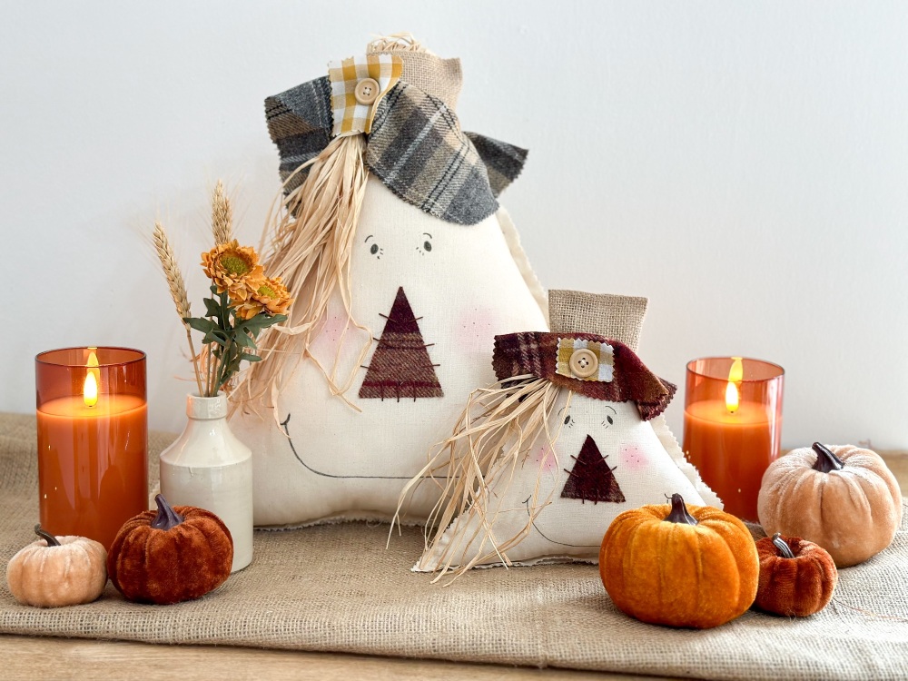 Scarecrow - Handmade Primitive Decoration - Available in Small & Large