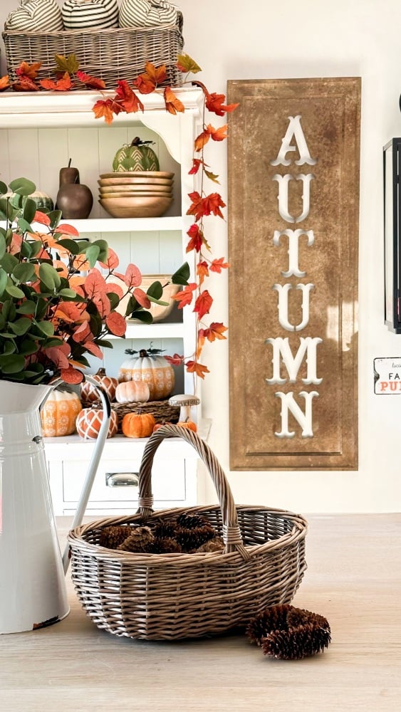 Rustic Autumn Sign - Large