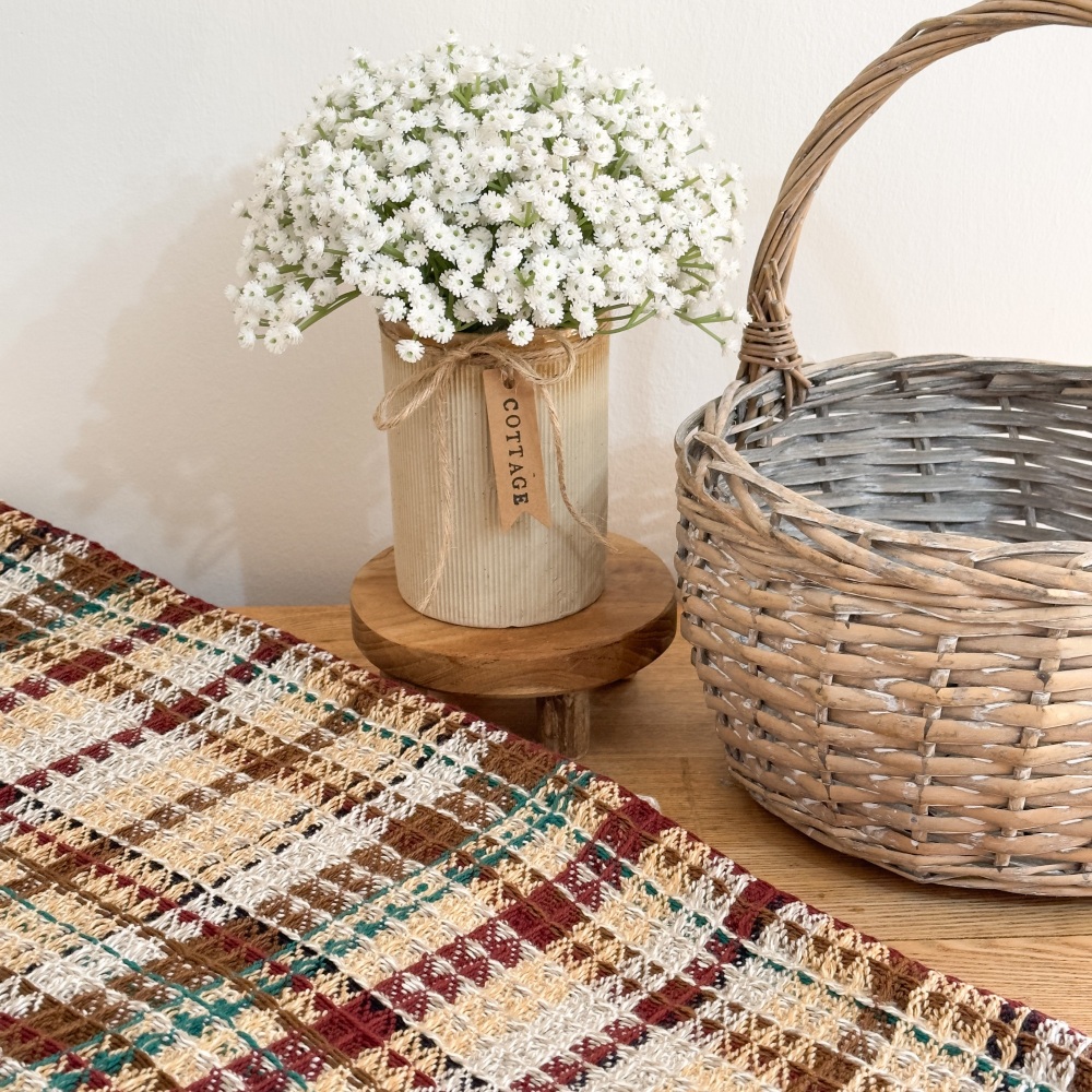 Rustwood - Chunky Weave Throw