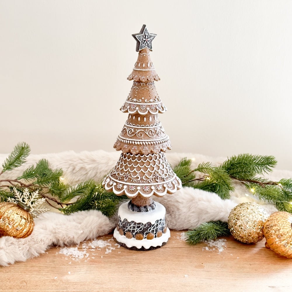 Gingerbread Tree - Handcrafted Design