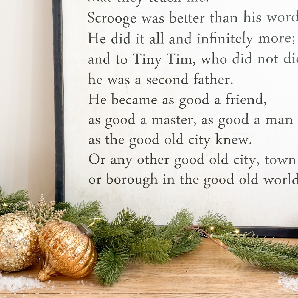 A Christmas Carol - Large Wall Art