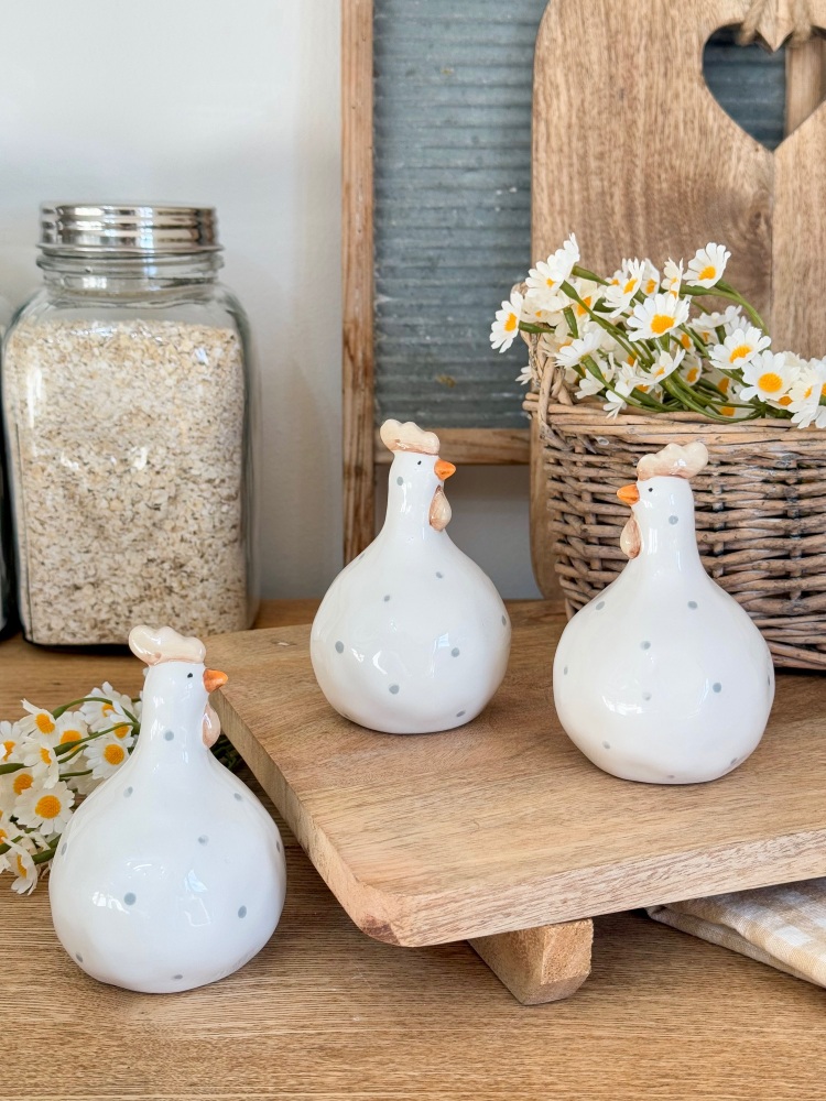 Ceramic - Polka Dot Hen