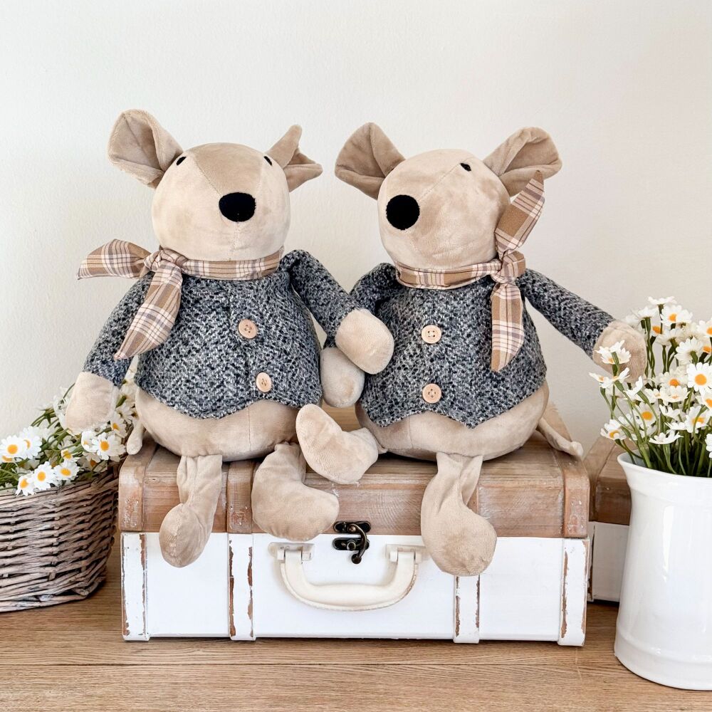 George - Mouse Shelf Sitter - Door Stop