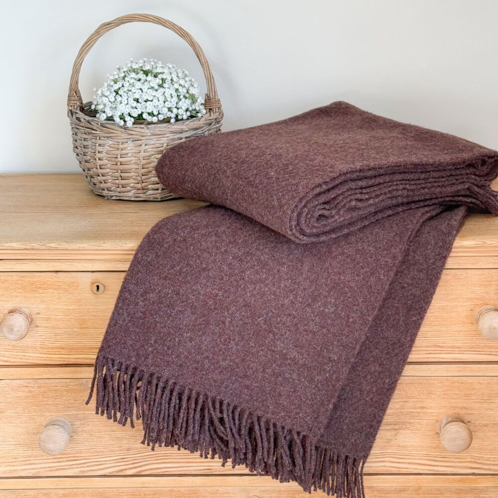 Bracken - Large Recycled Wool Throw