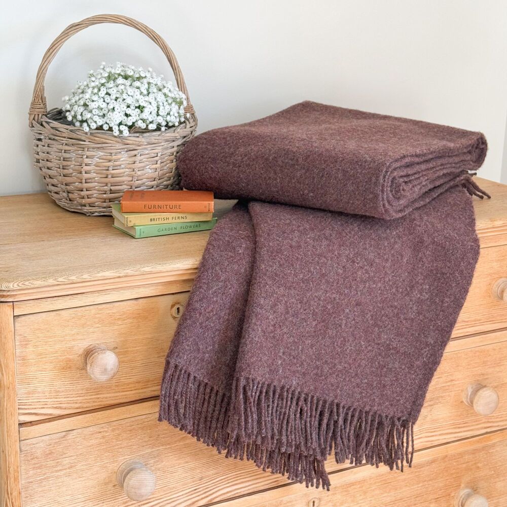 Bracken - Large Recycled Wool Throw