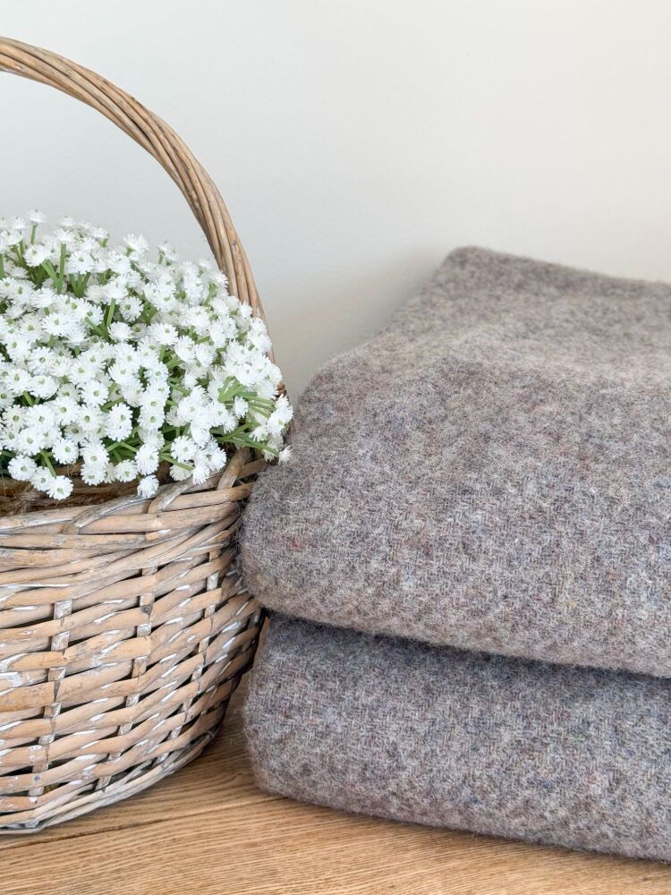 Storm - Large Recycled Wool Throw