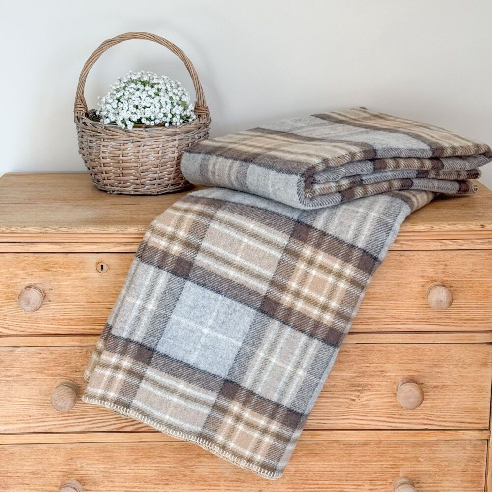 Granite - Large Wool Throw