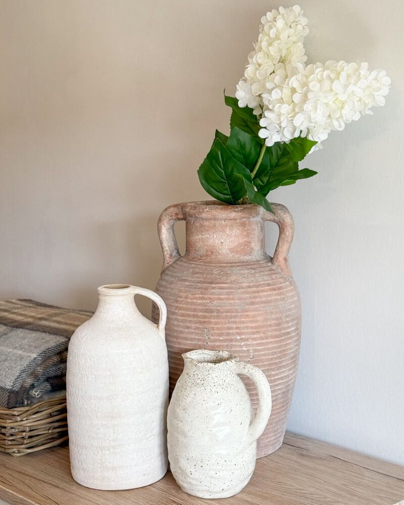 Long Stem - White Hydrangea
