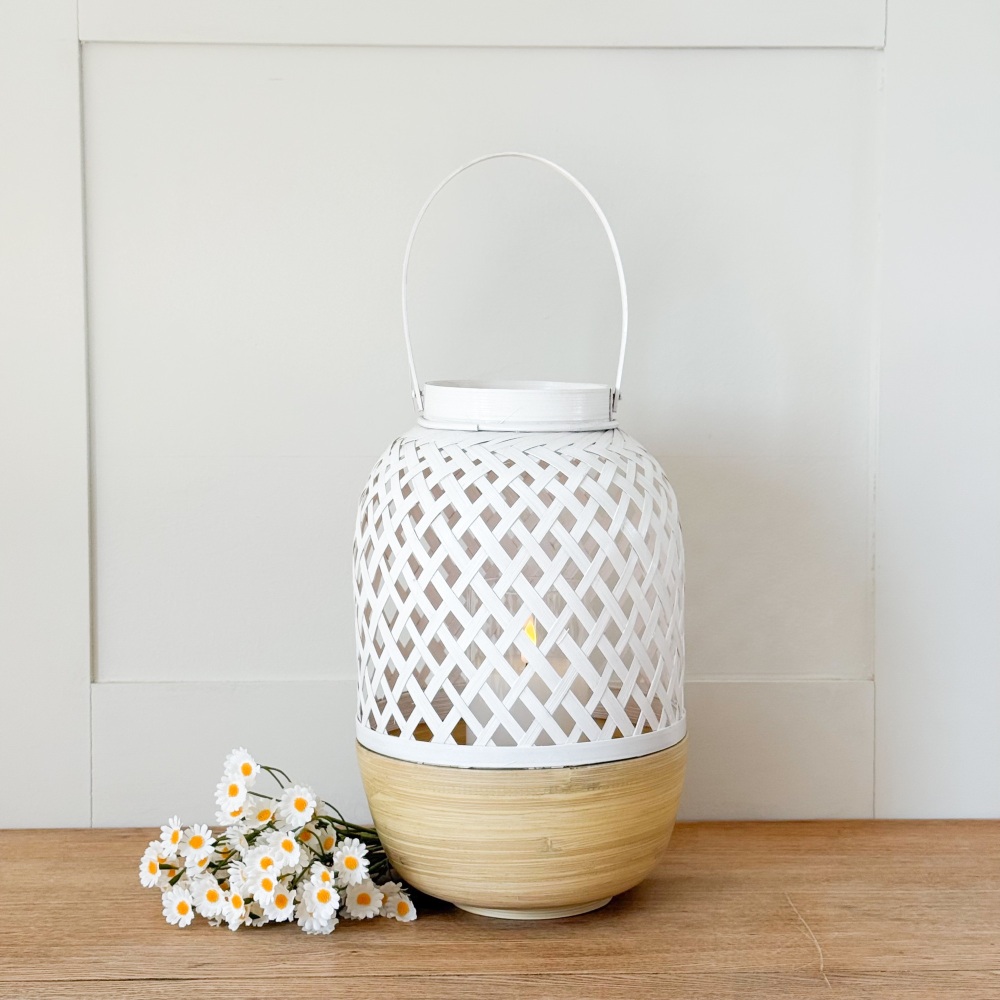 White Lattice Lantern