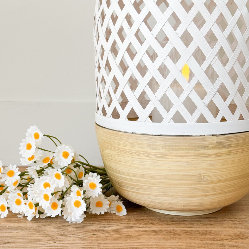 White Lattice Lantern