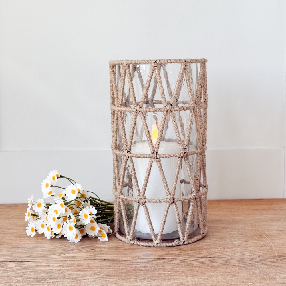 Jute Wrapped Vase