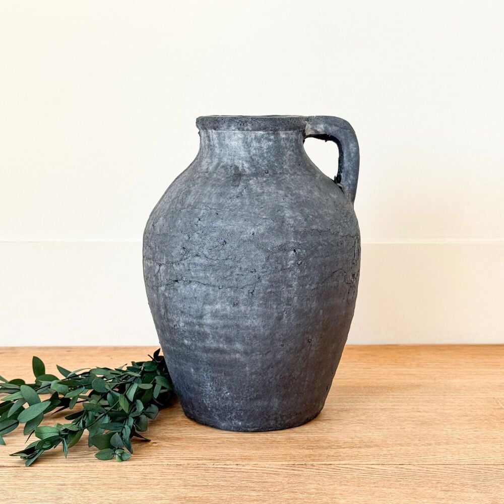 Moorstone - Near Black Ceramic Jug