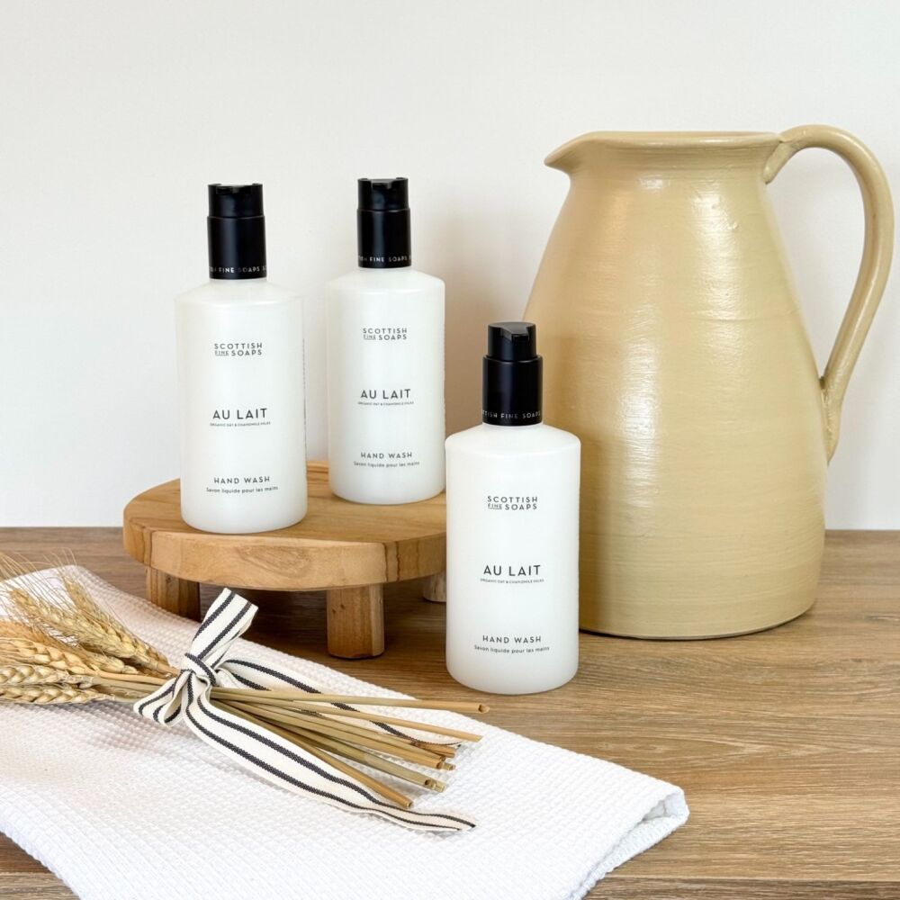 Au Lait - Hand Wash - Pump Bottle - Organic Oat & Chamomile Milks