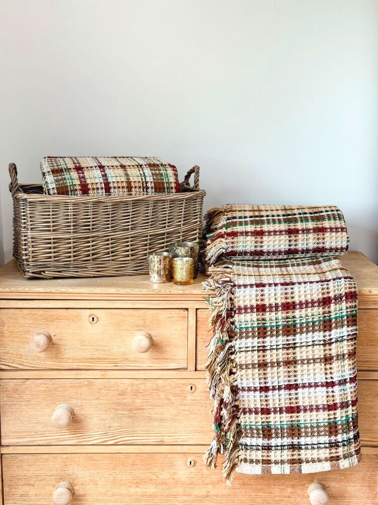 Rustwood - Chunky Weave Throw