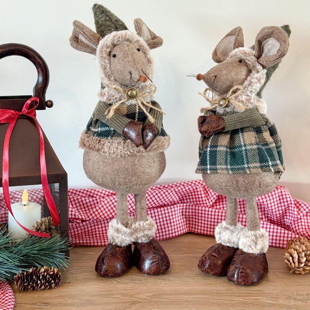 Mr & Mrs Winter - Standing Mice