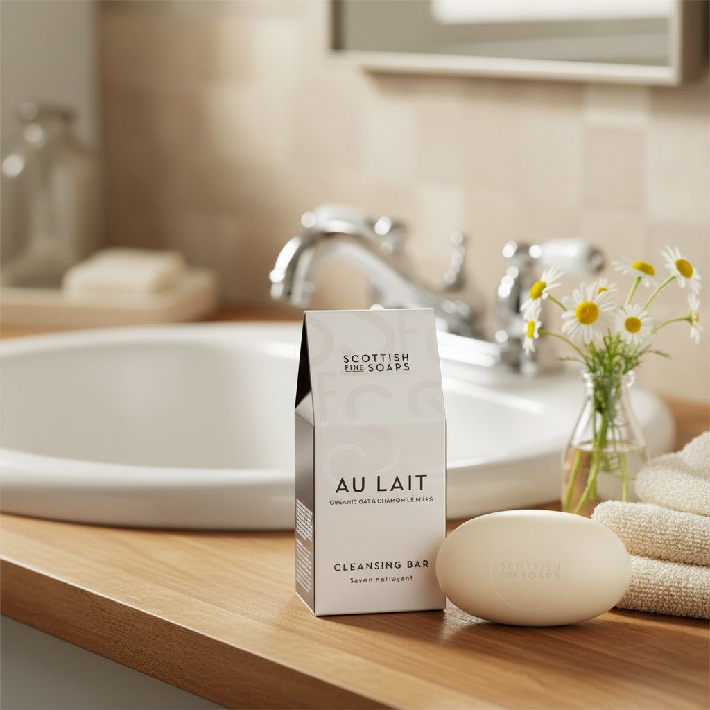 Au Lait - Cleansing Bar - Soap - Organic Oats & Chamomile Milks