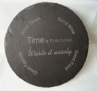 Personalised slate cheese board