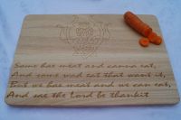 Scottish thistle Wooden Cheese Chopping Boards