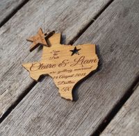 Texas Save the date magnets