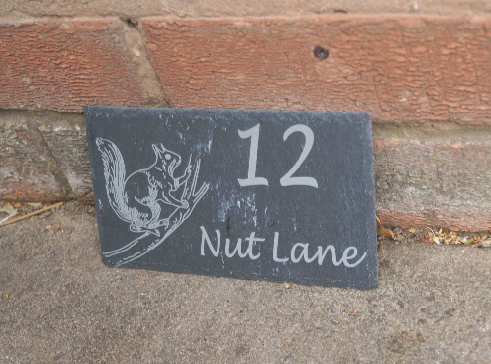 Personalised Slate House Sign